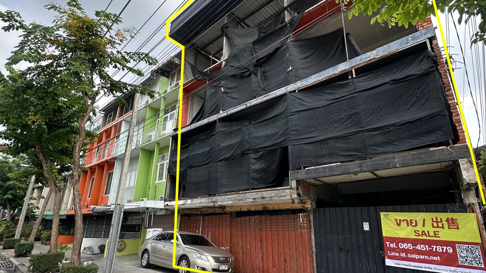 ขายที่ดินพร้อมสิ่งปลูกสร้าง — ทำเลดี ติดถนนใหญ่ ริมถนนราษฎร์บูรณะ