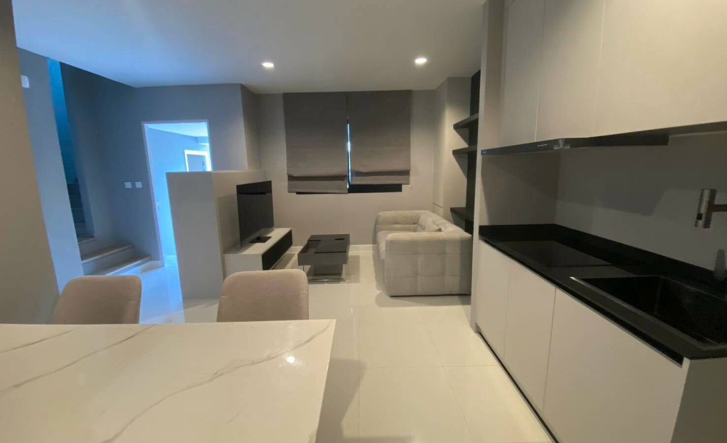 For Rent | Nirvana DEFINE Krungthep Kreetha | Modern 3-Storey Townhome
