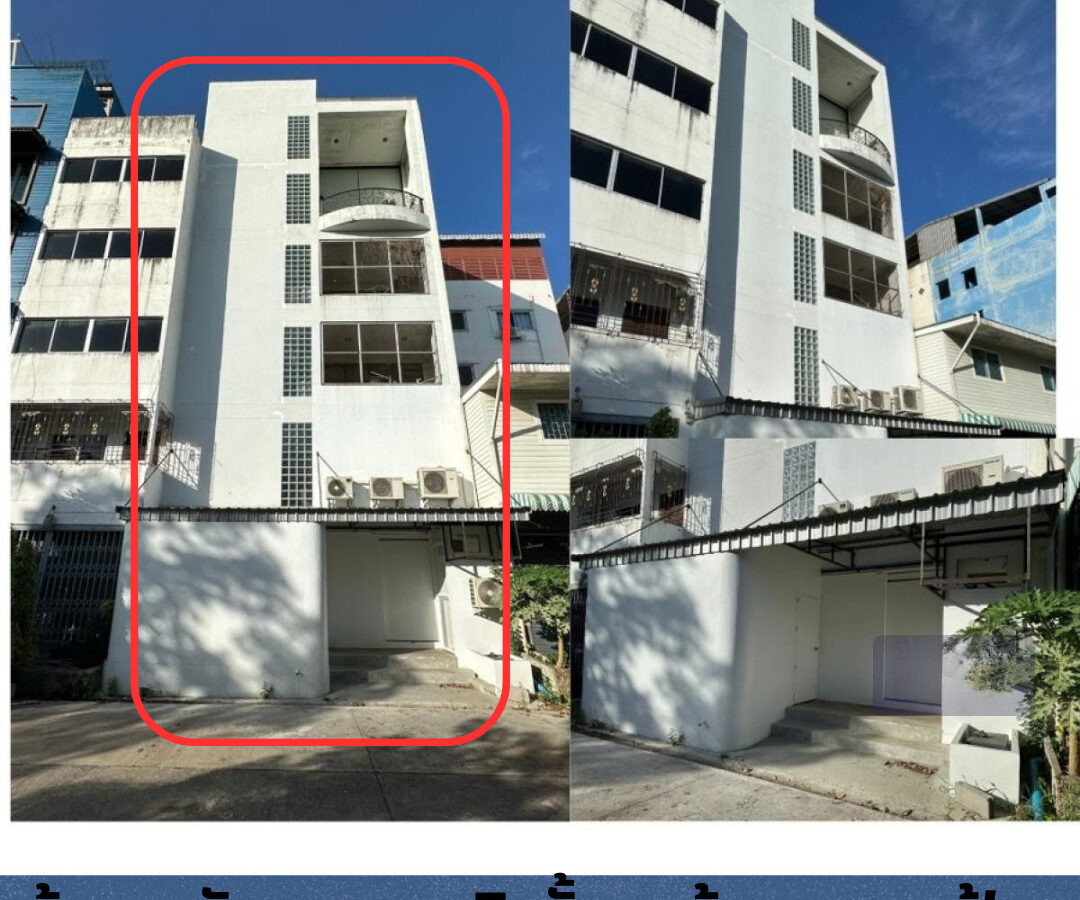 For Rent | 6-Storey Commercial Building (2 Units) on Main Road | Near BTS Phraek Sa
