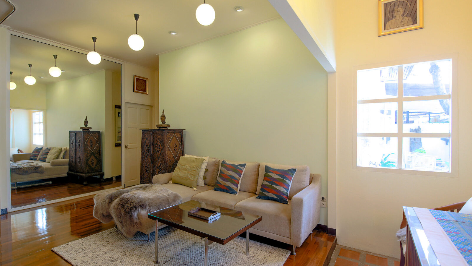Renovated Single-Storey Detached House for Rent | Krungthep Kreetha Soi 39